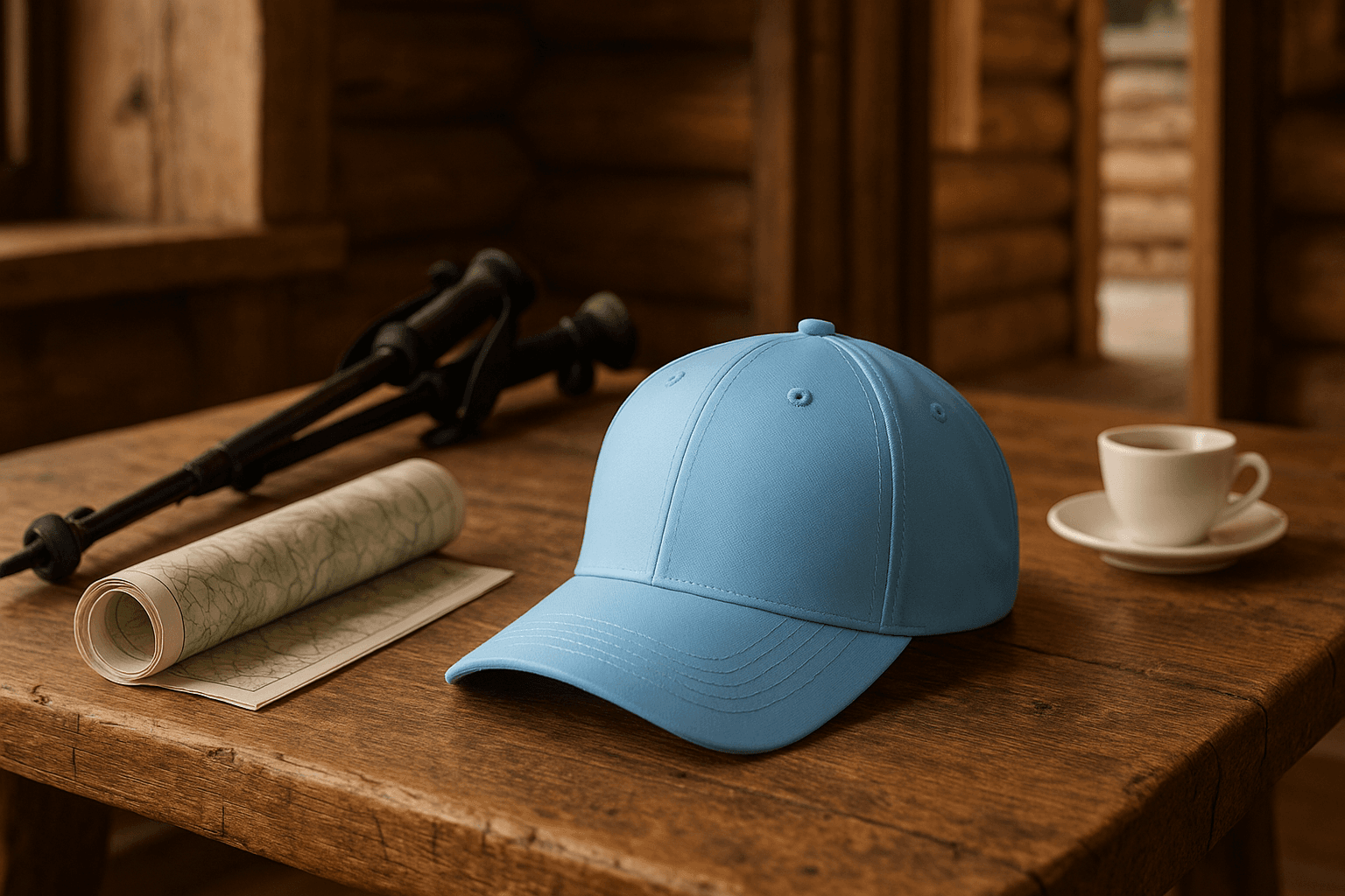 Cappellino in twill per attività all’aperto — escursioni guidate: Pronti per il sentiero