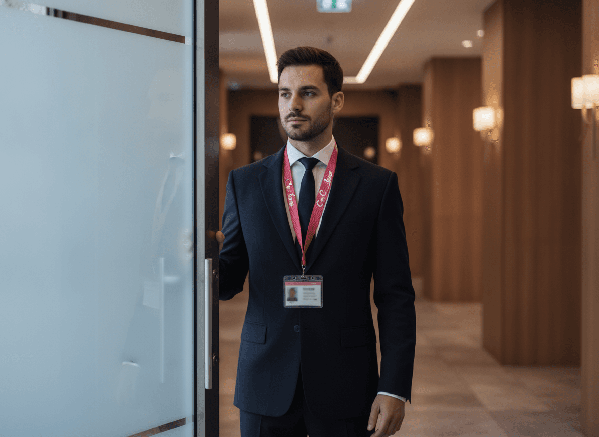 Laccetto da Collo con Stampa Personalizzata Bifronte — sicurezza accessi: Accesso, identità, fiducia